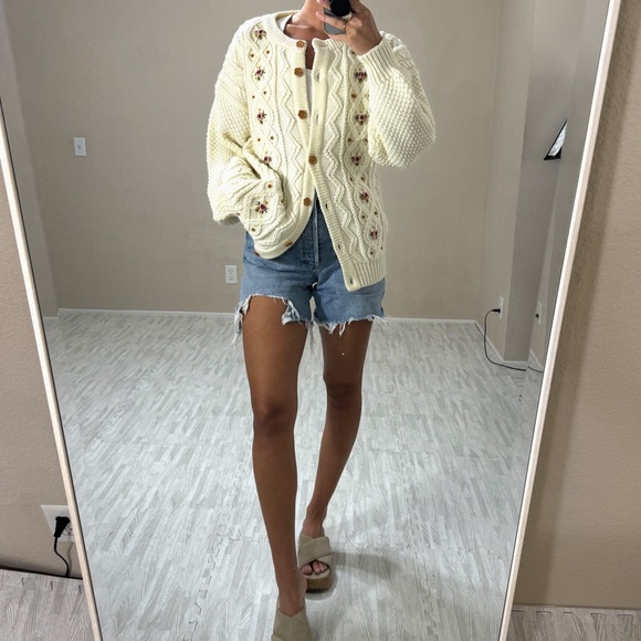 Woodward’s Vintage Oversized Wooden Button Cardigan - Picture 5 of 11